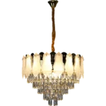 ⁦نجف مودرن ذهبي E14*9L مقاس 60 سم⁩ - الصورة ⁦3⁩