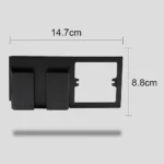 ⁦حامل جوال على الفريم لون اسود حجري توفل⁩ - الصورة ⁦3⁩