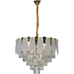 ⁦نجف مودرن ذهبي E14*9L مقاس 60 سم⁩ - الصورة ⁦2⁩