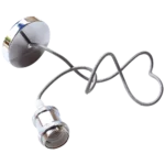 ⁦كبس حديد علاقي مفرد طول 2 متر مع هولدر فضي (سلك قماش)⁩ - الصورة ⁦3⁩