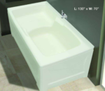 ⁦مغطس بانيو ريما مقاس 70*130⁩ - الصورة ⁦2⁩