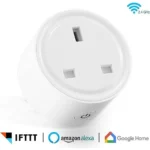 ⁦فيش تحويلة ثلاثي ذكي ابيض متنقل تحكم عن بعد WiFi سهل الاستخدام يعمل باللمس تحكم بالجوال متوافق مع اليكسا وجوجل هوم توفل⁩ - الصورة ⁦4⁩