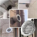 غطاء خرطوم مجرى هواء دكت ستيل مخرج 4 بوصة