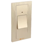 مفتاح مكيف مستطيل 45 امبير لون ذهبي ملكي توفل