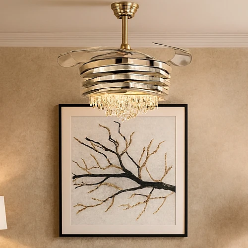 b7pt2uyR7p43OcubRWEYmXPU7lYR7xttxZFB6bKdkEHj2ZzP-500x500 نجف مروحة ذهبي لون الانارة 3 اضاءات 75 واط مقاس 500 ملم - الصورة 1