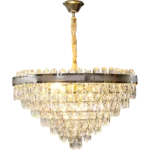 ⁦نجف مودرن ذهبي قطر 80 E14*15L سم⁩ - الصورة ⁦2⁩