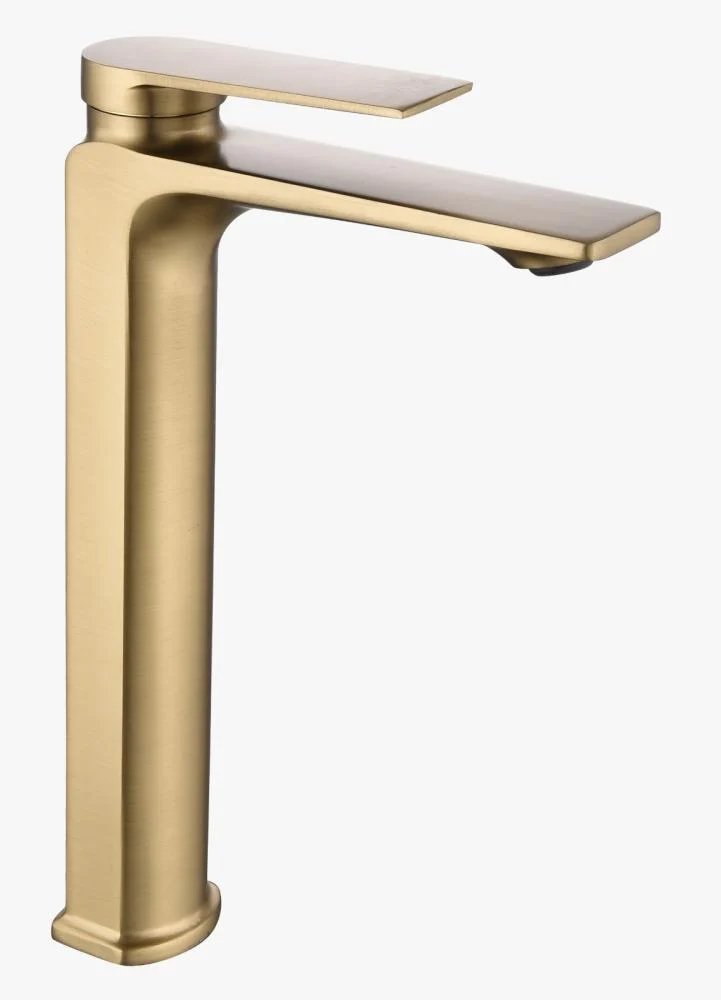 c987fc8a-4027-4024-b7ff-15fb9c9cf412-721 خلاط مغسلة عالي معتق أصفر كروم مقاوم للصدأ - الصورة 1