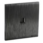 فيش كمبيوتر لون اسود بيانو بلاتيني