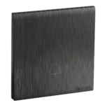 مفتاح جرس لون اسود بيانو بلاتيني