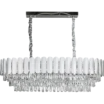 ⁦نجف مودرن فضي 1000*350 E14*10L⁩ - الصورة ⁦2⁩