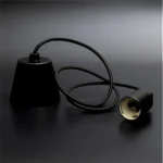 كبس علاقي طول 1 متر بلاستيك هولدر ابيض(سلك قماش)