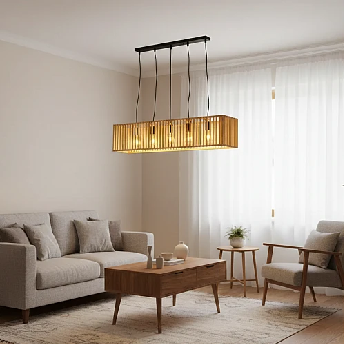 fCPUXE6fdYHNEMWjvjtwGjey945RvT-500x500 علاقي خشبي E27*5L - الصورة 1