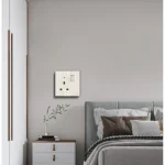 ⁦فيش ثلاثي مع مفتاح 13 امبير لون بيانو لولي⁩ - الصورة ⁦5⁩