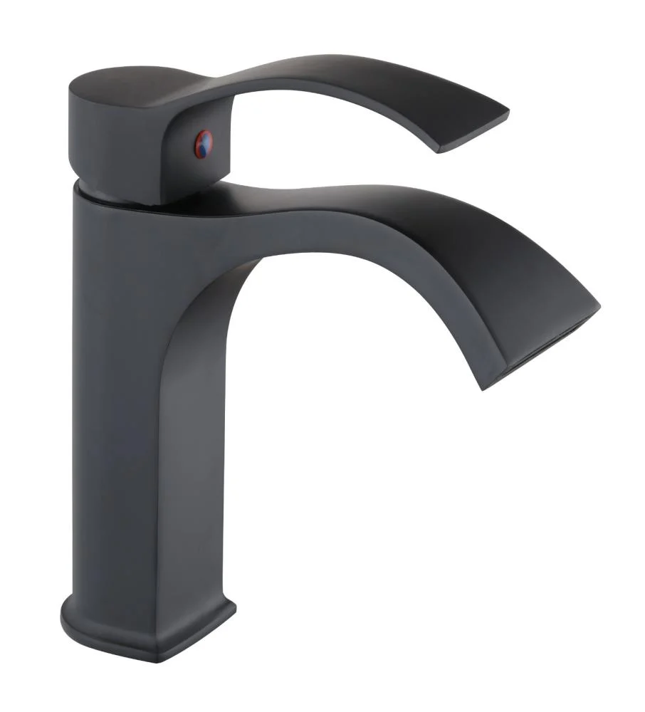 fbf168de-defc-494d-aa04-31a2000dd337-906 خلاط مغسلة أسود قصير مقاوم للصدأ - الصورة 1