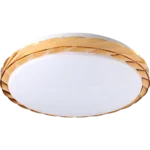 لطش مدور عسلي لون الانارة 3 اضاءات مقاس 40 سم 42 واط