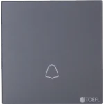 ⁦مفتاح جرس لون بيانو جرافيت رويال⁩ - الصورة ⁦4⁩