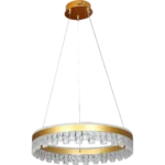 ⁦علاقي مودرن ذهبي لون الانارة 3 اضاءات واط 55 مقاس 400 ملم⁩ - الصورة ⁦2⁩