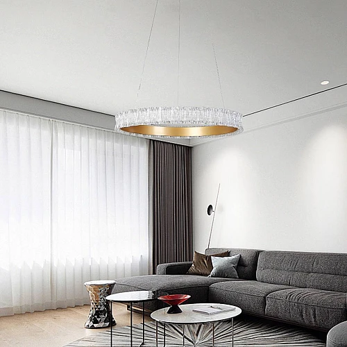 ibUydyIpNMLevzx0uqfEIbvHvCdg9N7ZsGvur5RcU8623AH-500x500 نجف مودرن ذهبي لون الانارة 3 اضاءات 75 واط قطر 60 سم - الصورة 1