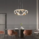 ⁦علاقي مودرن ذهبي لون الانارة 3 اضاءات واط 65⁩ - الصورة ⁦5⁩