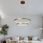 ⁦نجف مودرن ذهبي لون الانارة اصفر400*600 42 واط⁩ - الصورة ⁦7⁩