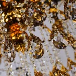 ⁦نجف ذهبي مع كوفي شمعدان⁩ - الصورة ⁦4⁩