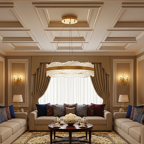 lCsk7pckZ4JDG0uohEd8jB1gUh4RNKgcBb-500x500 نجف مودرن ذهبي لون الانارة 3 اضاءات 115 واط مقاس 800 ملم - الصورة 1