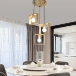 علاقي ثلاثي خشبي E27*3L