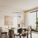 علاقي مودرن فضي لون الانارة 3 اضاءات 75 واط