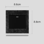 ⁦مفتاح مفرد لون اسود حجري توفل⁩ - الصورة ⁦3⁩