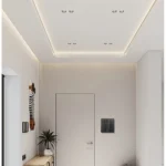 ⁦مفتاح سخان مربع 20 امبير لون اسود بيانو بلاتيني⁩ - الصورة ⁦3⁩