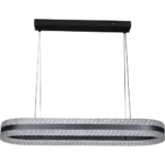 ⁦علاقي مودرن اسود لون الانارة 3اضاءات 900*300 W105⁩ - الصورة ⁦2⁩