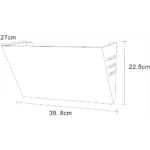 ⁦مصيدة الحشرات الجدارية (ناموسية) اللاصق غطاء فضي و امن 20 واط⁩ - الصورة ⁦2⁩