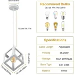 ⁦علاقي ثلاثي ابيض E27*3L⁩ - الصورة ⁦3⁩