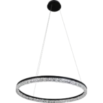 ⁦نجف مودرن اسود لون الانارة 3 اضاءات 55 واط مقاس 80 سم⁩ - الصورة ⁦2⁩