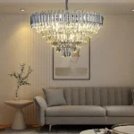 نجف مودرن فضي قطر 80 سم E14