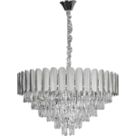 ⁦نجف مودرن فضي 800 E14*15⁩ - الصورة ⁦2⁩