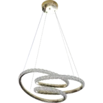 ⁦علاقي مودرن ذهبي لون الانارة 3 اضاءات واط 60⁩ - الصورة ⁦2⁩