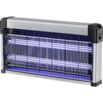 ⁦مصيدة ناموس كهربائي غطاء فضي مع اسود 2*15 واط⁩ - الصورة ⁦4⁩