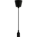 ⁦كبس علاقي طول 1 متر بلاستيك هولدر ابيض(سلك قماش)⁩ - الصورة ⁦2⁩