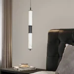 علاقي مودرن اسود لون الانارة اصفر 18 واط