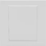 ⁦غطاء فيش لون ابيض ساده توفل⁩ - الصورة ⁦3⁩