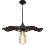 ⁦علاقي خيزران اسود E27*1L قطر 350 ملم⁩ - الصورة ⁦3⁩