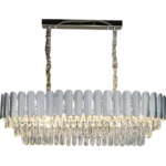 ⁦نجف مودرن فضي 1000*350 E14*10L⁩ - الصورة ⁦3⁩