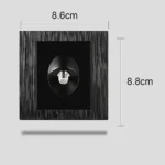 ⁦فيش منفذ دش مفرد لون اسود حجري توفل⁩ - الصورة ⁦2⁩