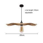 ⁦علاقي خيزران E27*1L قطر 650 ملم⁩ - الصورة ⁦2⁩