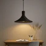 علاقي قش اسود E27*1L قطر 40 سم