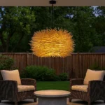 ⁦علاقي مودرن 2 متر خشبي E27*1⁩ - الصورة ⁦2⁩