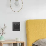 ⁦مفتاح ثنائي لون اسود حجري توفل⁩ - الصورة ⁦5⁩