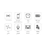 ⁦ريموت كنترول ذكي تحكم عن بعد سهل الاستخدام | ويعمل بديل للتحكم عن بعد لأي جهاز بريموت توفل⁩ - الصورة ⁦5⁩