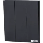 مفتاح ثلاثي دركسون 9 مسمار لون بيانو اسود رويال